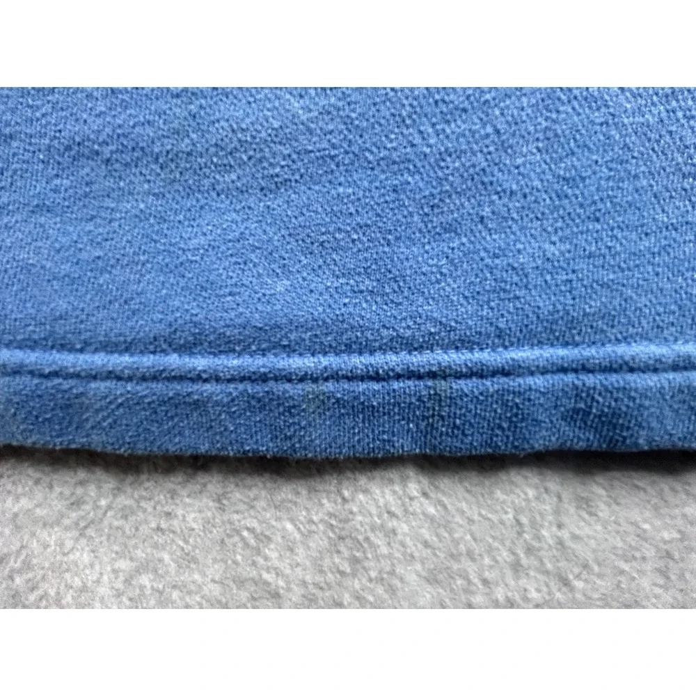 IZOD Saltwater Mens XL Blue Quarter Zip Fleece Pullover Sweatshirt